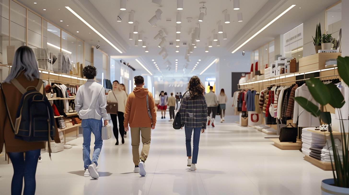 Wayvee Sensor - Retail space with people
